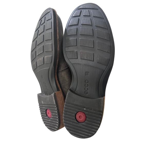 ECCO Kenton Plain Toe Derby Lace Up Oxford Classic Suede Oiled Finish Mens, 44 - Picture 7 of 8